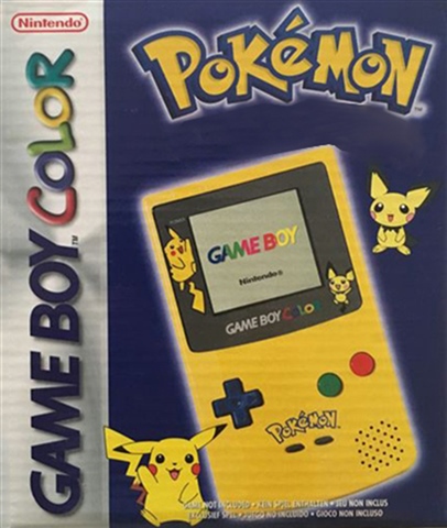 Game Boy Color Console, Pikachu/Pichu Yellow, Boxed - CeX (UK